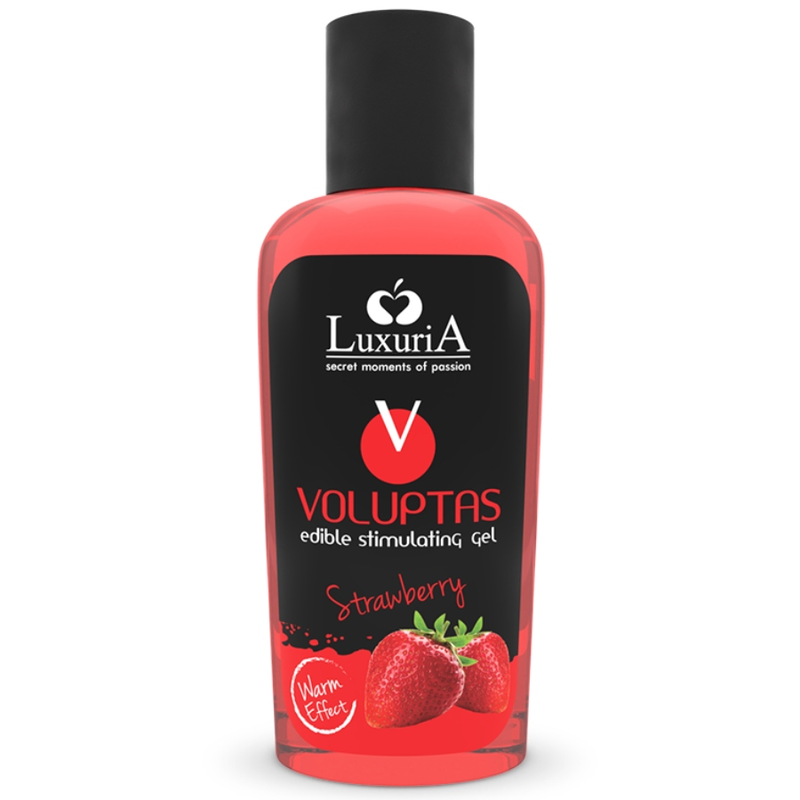 Gel estimulante , comestível ,efeito aquecimento LUXÚRIA VOLUPTAS - 100 ml