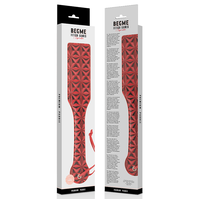Pá de pele vegano RED EDITION- BEGME