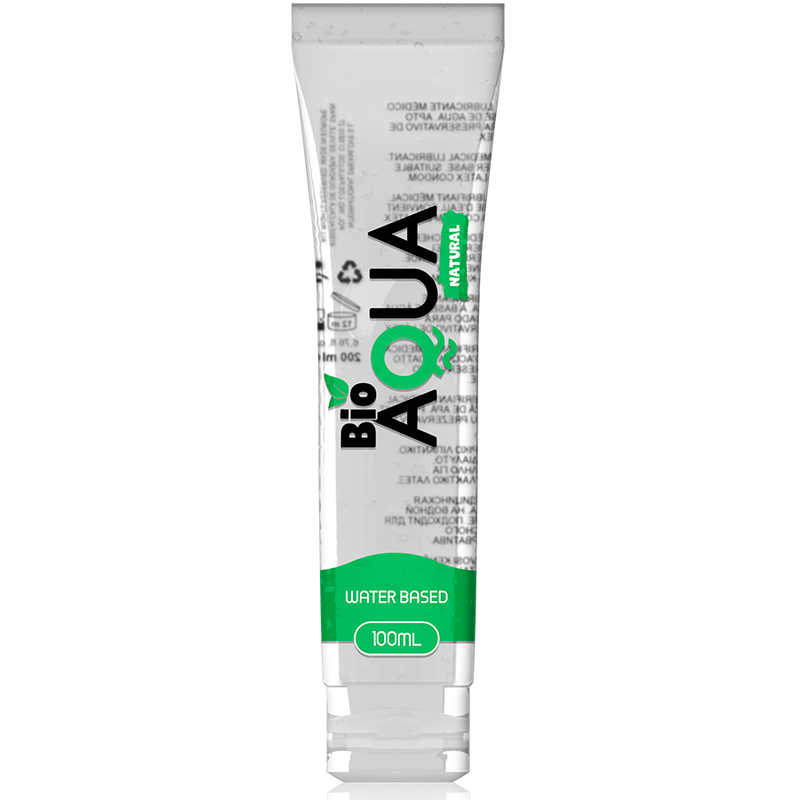 Lubrificante à base de água com ingredientes naturais - BIOAQUA