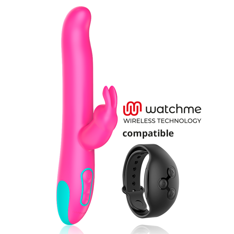 Vibrador e rotador PLUTO RABBIT - HAPPY LOKY - Compatível com tecnologia WATCHME WIRELESS