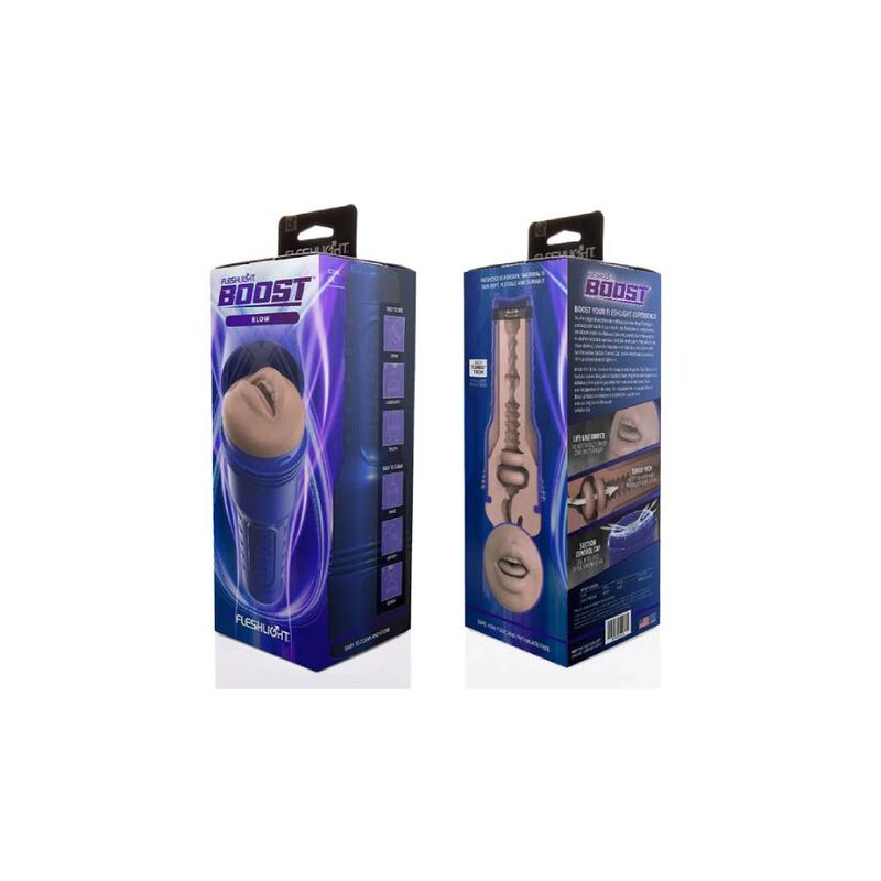 Masturbador Boca Realista FLESHLIGHT BOOST - BLOW LM FLESH RP