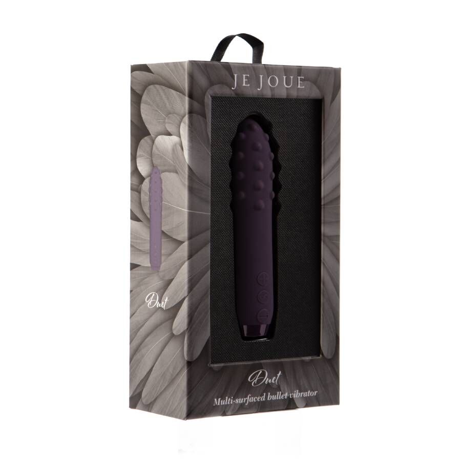 Bala vibradora DUET- JE JOUE - Roxo - sentimentosocultos