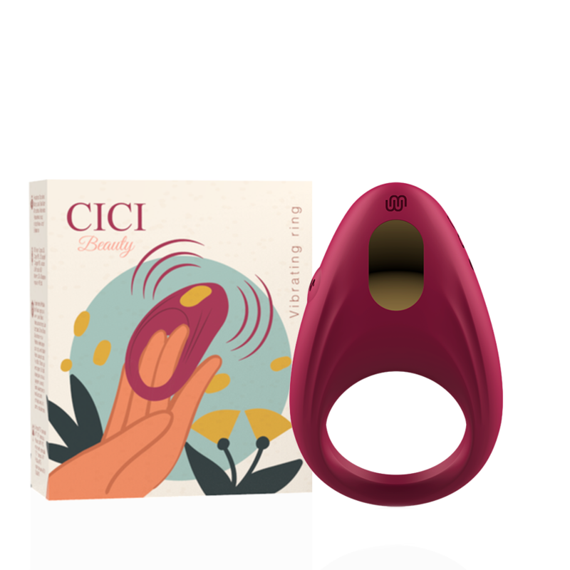 Anel vibrador de silicone premium CICI BEAUTY™ - sentimentosocultos