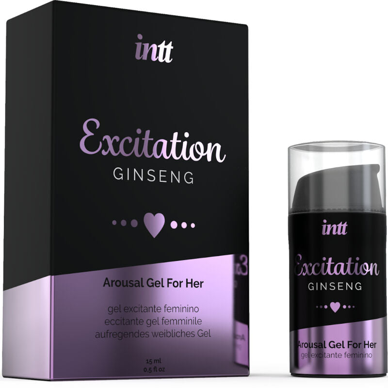 Excitation INTT Gel Estimulante Feminino 15 ml – Aumenta a Sensibilidade e Libido