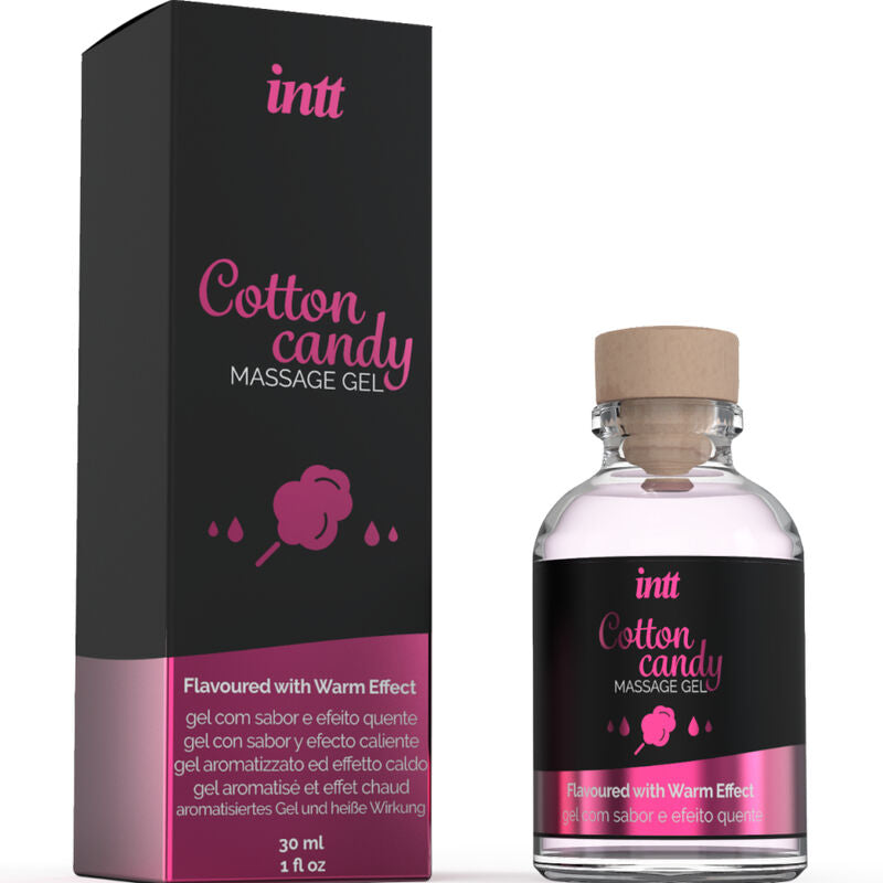 Gel de massagem e sexo Oral beijável - INTT - Efeito calor