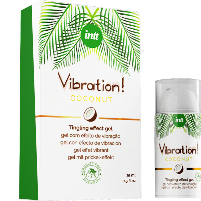 Gel Estimulante Vegan Vibration Coconut INTT(Vibrador líquido) – Efeito Vibrante com Aroma a Coco