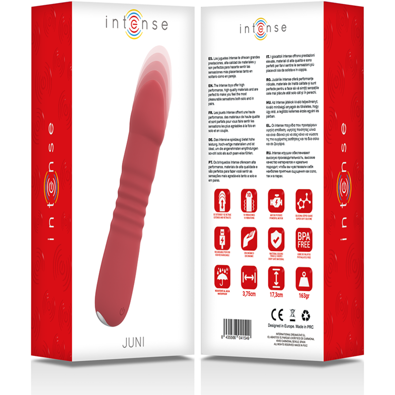 Vibrador JUNI UP & DOWN - 10 Vibrações -INTENSE - sentimentosocultos