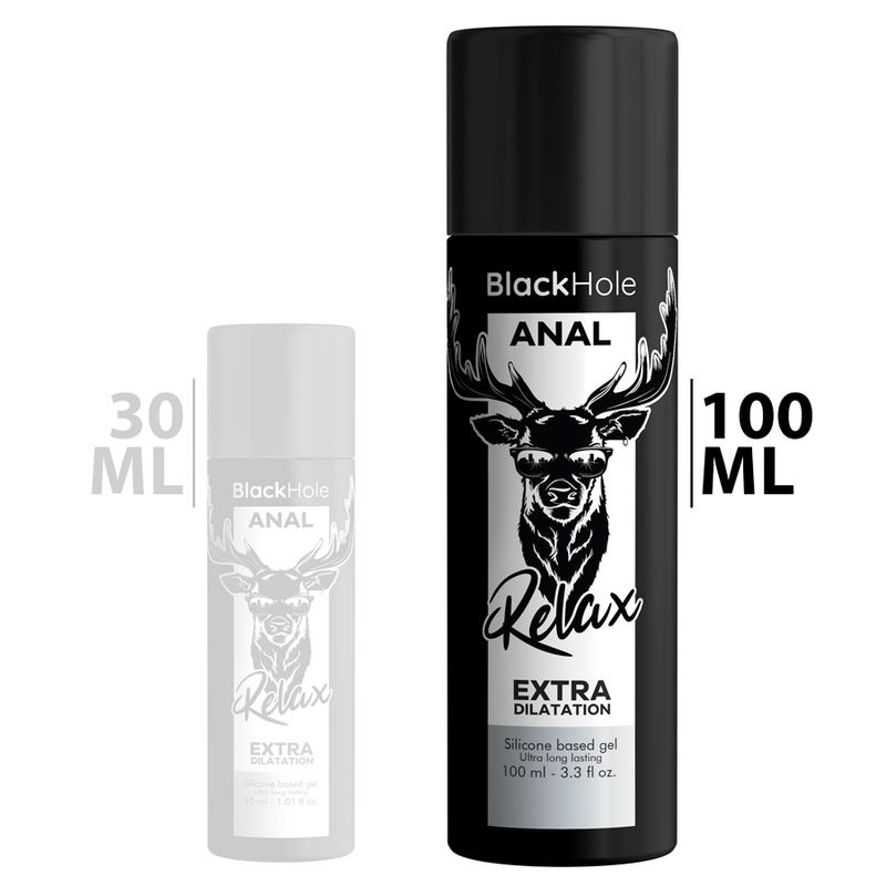 BLACK HOLE™ - Lubrificante à Base de Silicone - Dilatação anal - sentimentosocultos