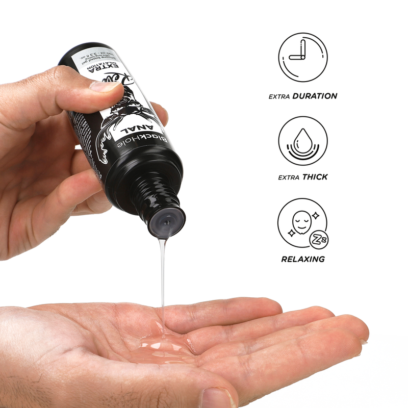 BLACK HOLE™ - Lubrificante à Base de Silicone - Dilatação anal - sentimentosocultos