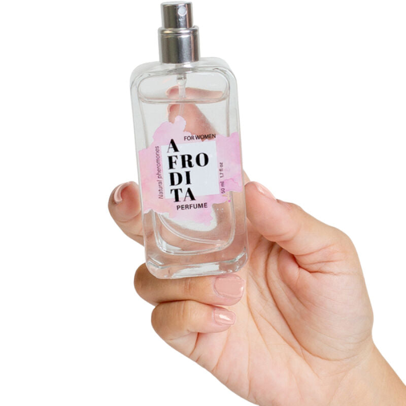 Perfume Feminino Afrodita com Feromona Natural de Trufa – Aroma Doce de Caramelo 50 ml