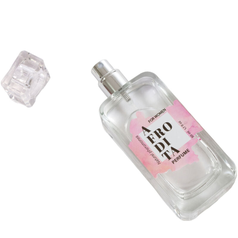 Perfume Feminino Afrodita com Feromona Natural de Trufa – Aroma Doce de Caramelo 50 ml