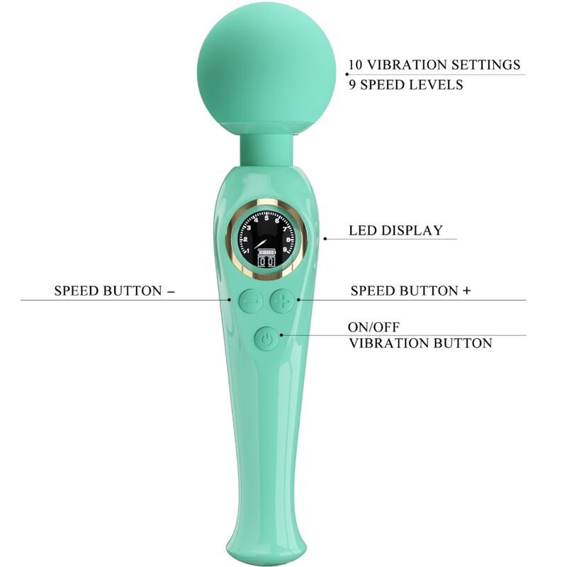 Vibrador massajador varinha PRETTY LOVE - Skiler