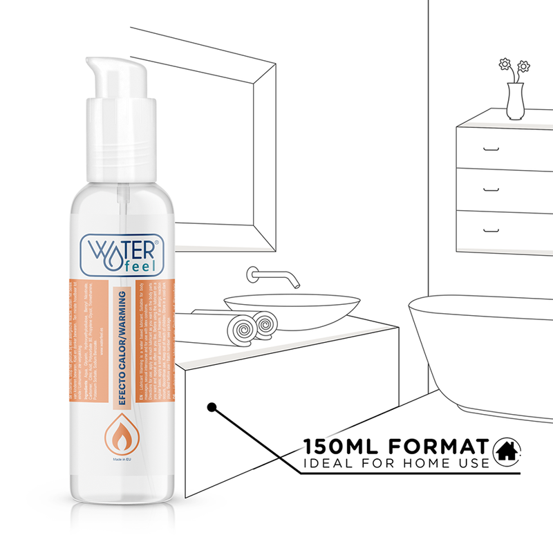 Lubrificante íntimo com efeito de calor - WATERFEEL - 150 ML