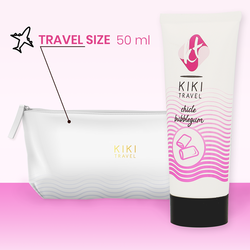 Lubrificante com saber a chiclete - KIKÍ TRAVEL - 50 ML