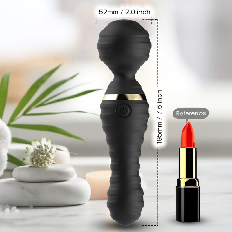 Massajador e Vibrador Freedo Negro - ARMONY