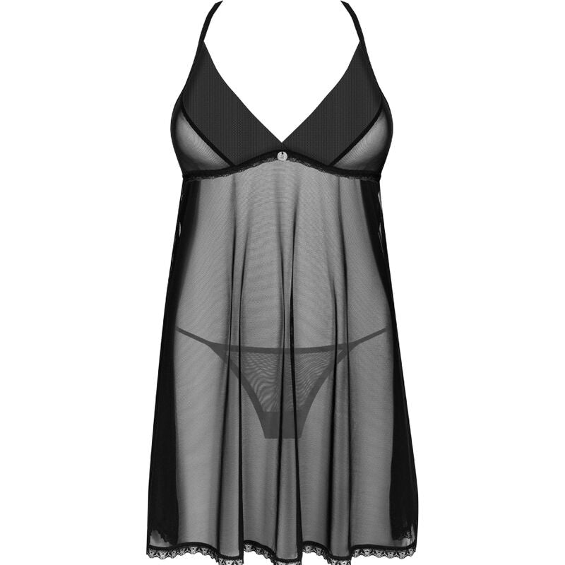 Babydoll e tanga Latinesa - OBSESSIVE -Preto