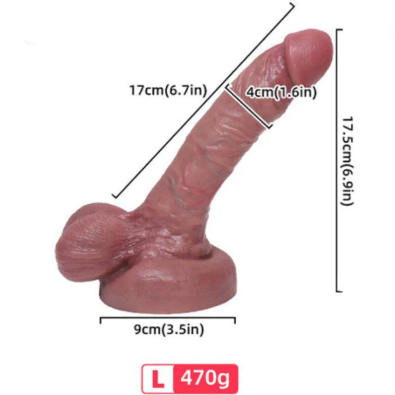 Dildo Realista ARMONY 17 cm – Silicone Líquido com Toque Natural