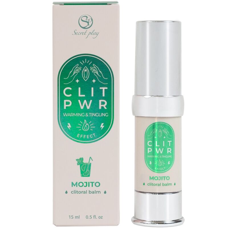 Vibrador Líquido Bálsamo efeito calor "Clitóris Power" - SECRET PLAY - 15ml (Vários Sabores)