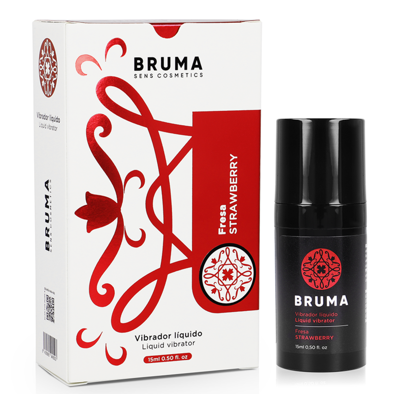 Vibrador Líquido "Poderoso gel vibratório" - 15 ml - BRUMA (Vários Sabores)