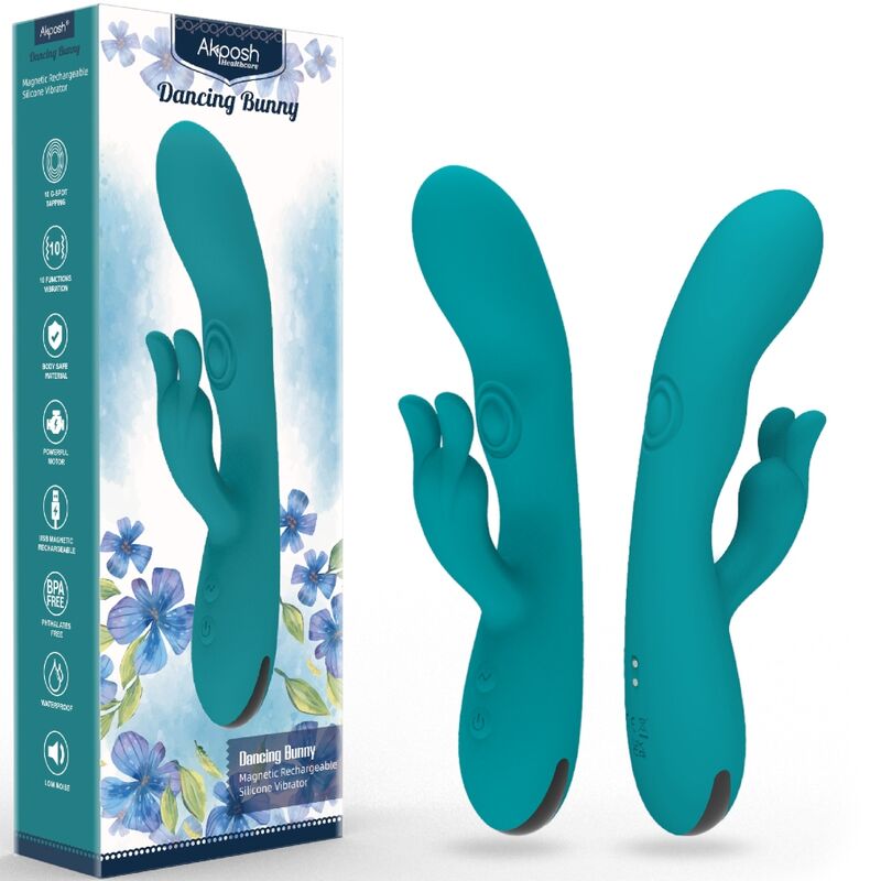 Vibrador coelho Dancing Bunny 10 Velocidades Verde - ARMONY