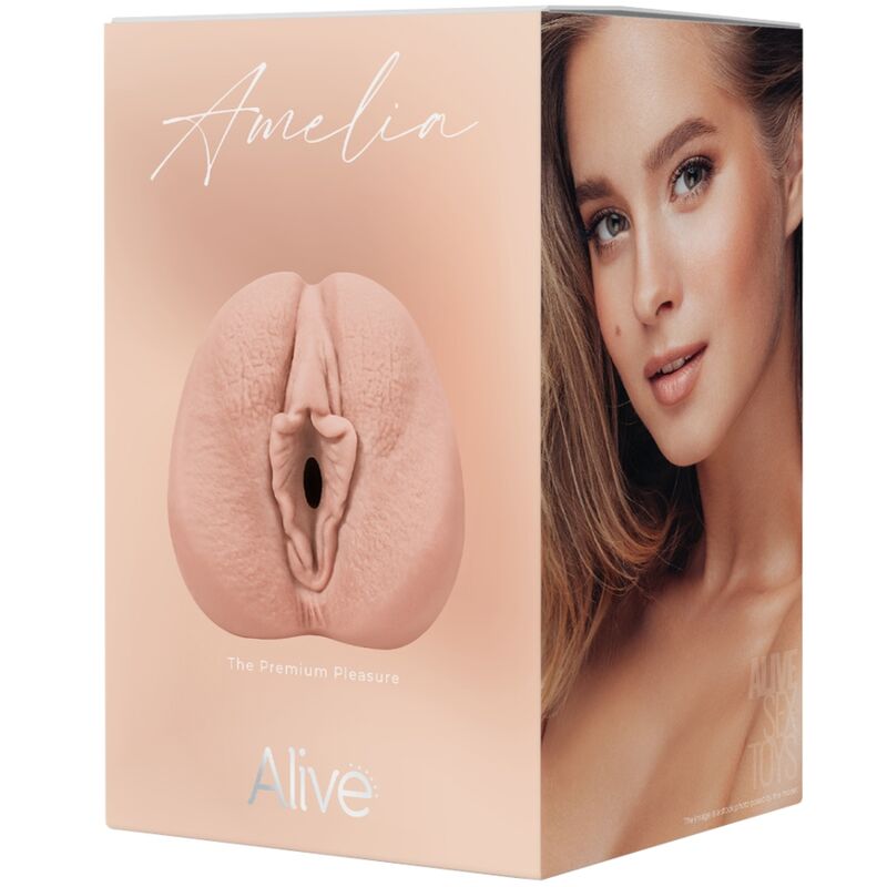 Masturbador Masculino Vagina Super Realístico Natural Amélia - ALIVE