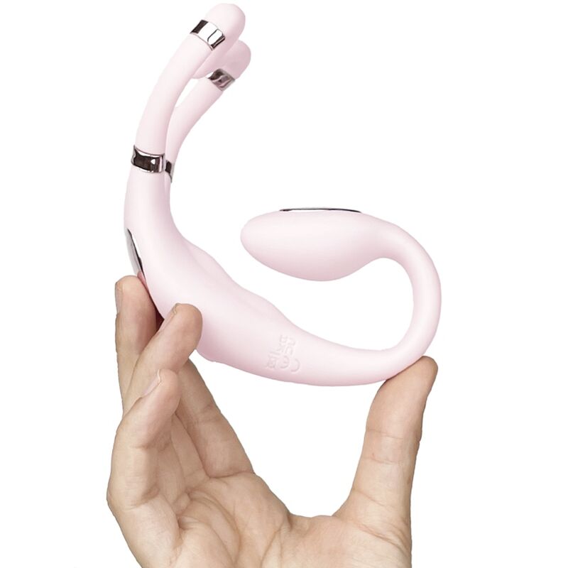 Estimulador duplo de clitóris e ponto G Vénus Rosa- ADRIEN LASTIC - App Gratuita