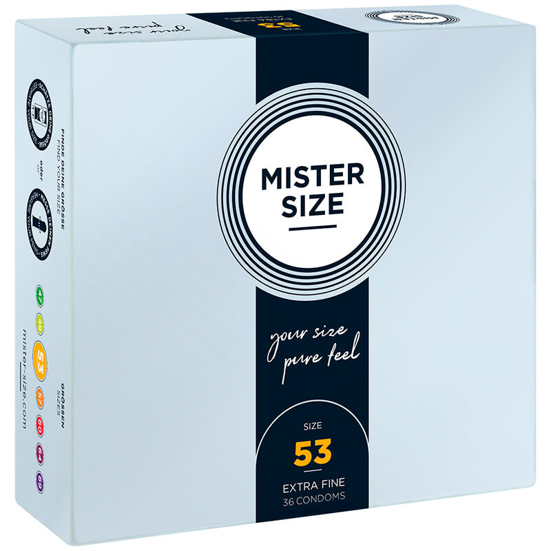 Preservativos MISTER SIZE - Tamanho M 53 mm