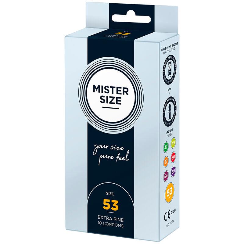 Preservativos MISTER SIZE - Tamanho M 53 mm