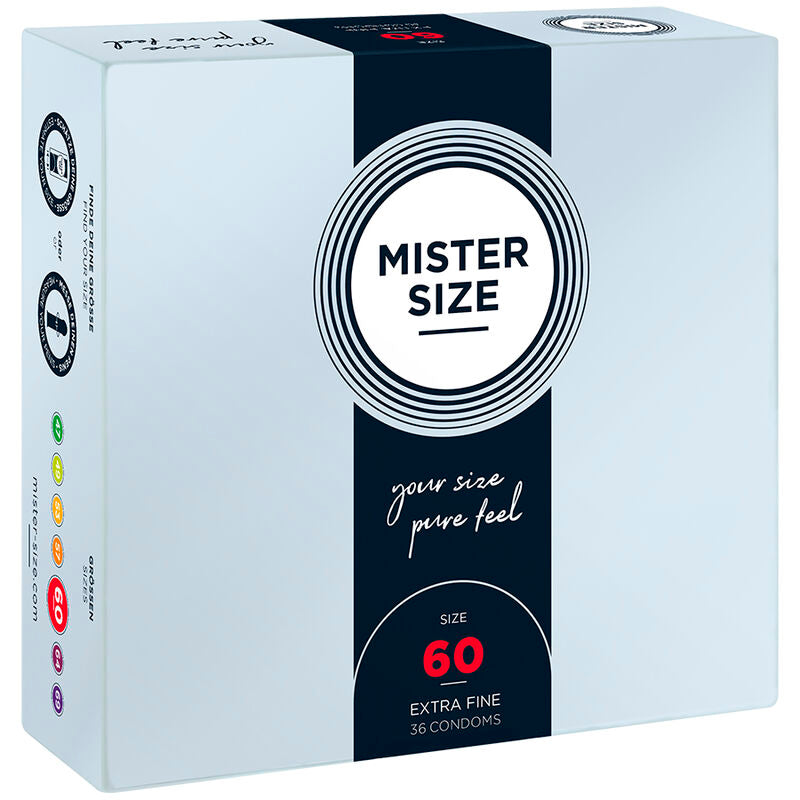 Preservativos MISTER SIZE - Tamanho XL 60 mm(36 UNIDADES)