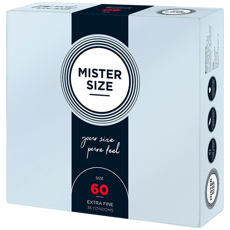Preservativos MISTER SIZE - Tamanho XL 60 mm(36 UNIDADES)