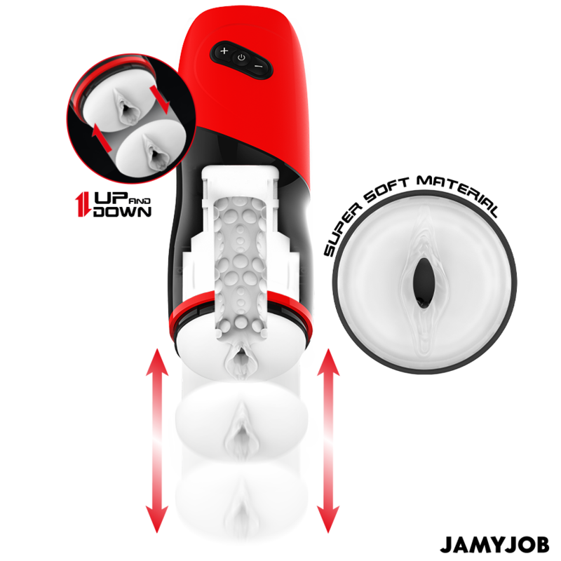 Masturbador Automático com 5 Modos de Empurrão e Efeitos Sonoros - JAMYJOB XPEED