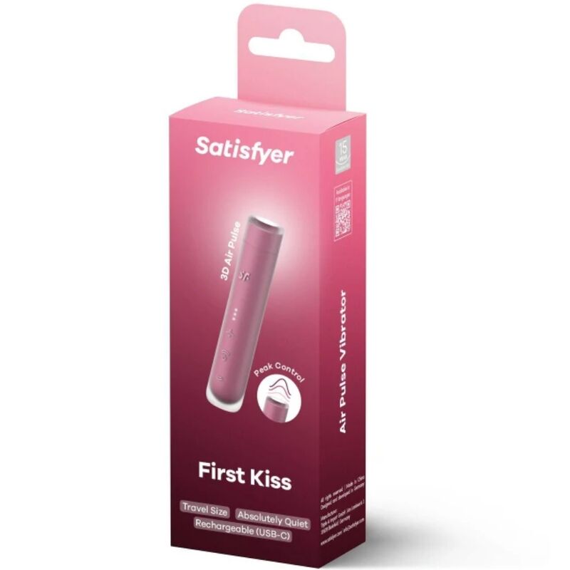 Estimulador de Clitóris por Ondas First Kiss - SATISFYER - GRANATE