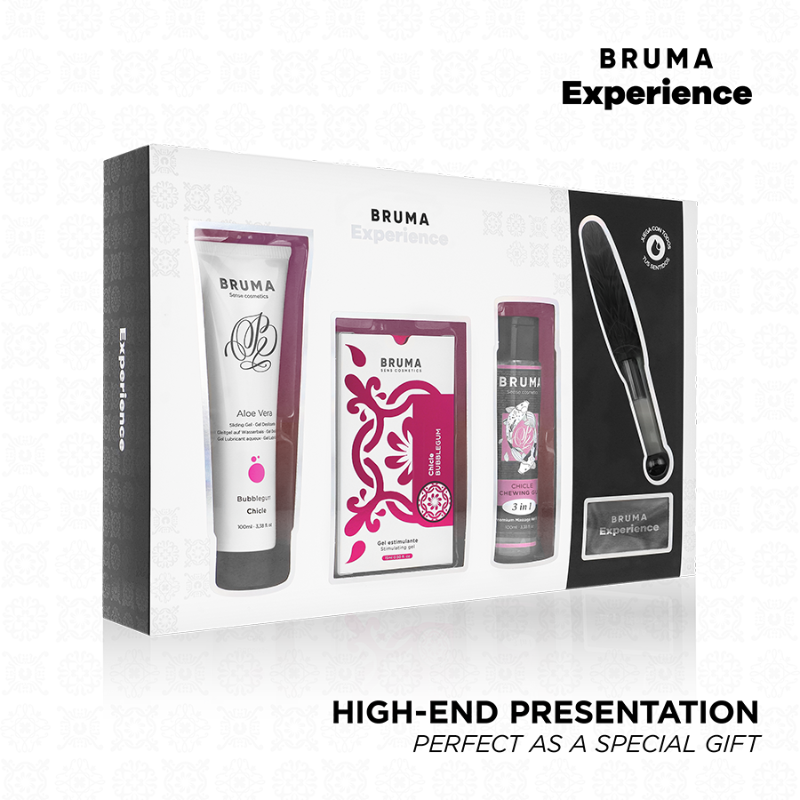 Kit Erótico BRUMA Sweet Temptation – Intensificador de Orgasmo (Vários Sabores)