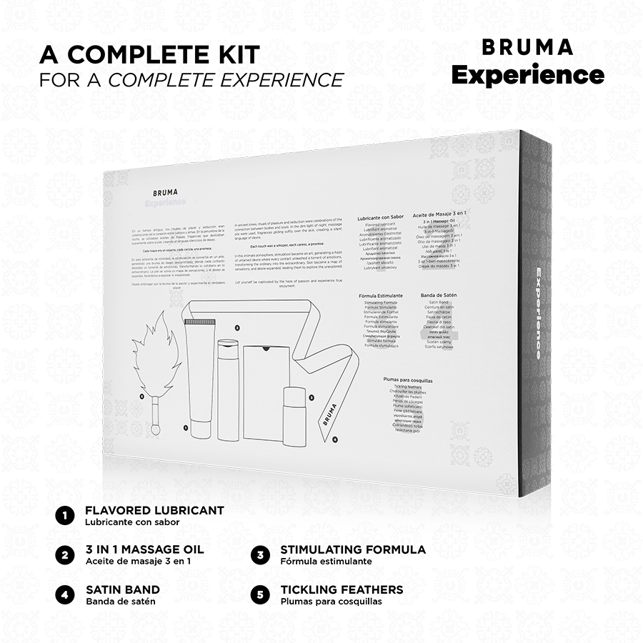 Kit Erótico BRUMA Sweet Temptation – Intensificador de Orgasmo (Vários Sabores)