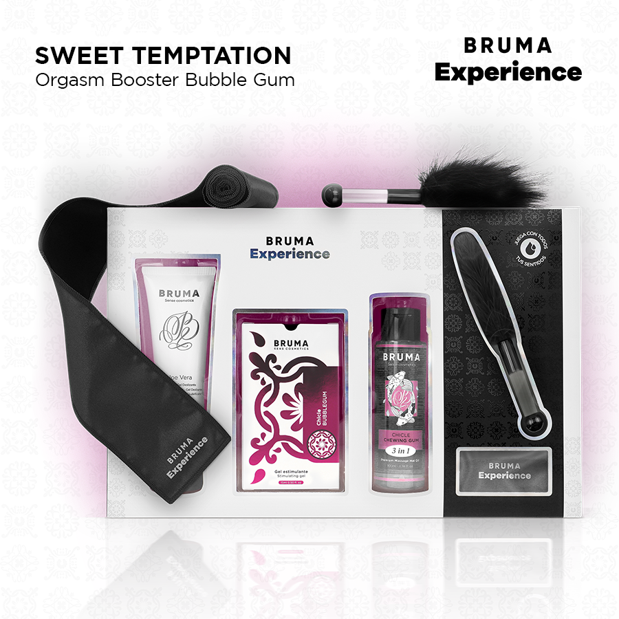 Kit Erótico BRUMA Sweet Temptation – Intensificador de Orgasmo (Vários Sabores)