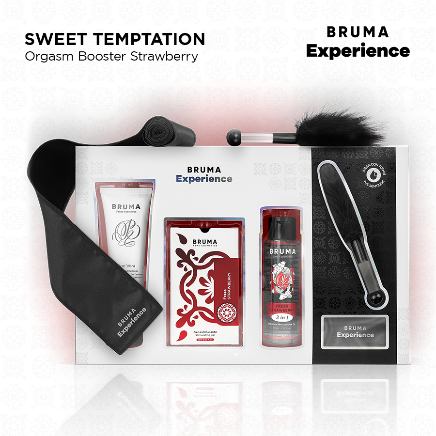 Kit Erótico BRUMA Sweet Temptation – Intensificador de Orgasmo (Vários Sabores)