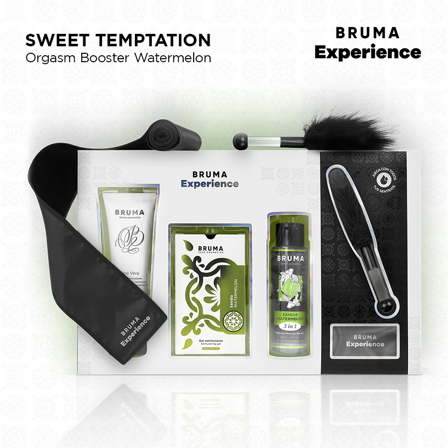 Kit Erótico BRUMA Sweet Temptation – Intensificador de Orgasmo (Vários Sabores)
