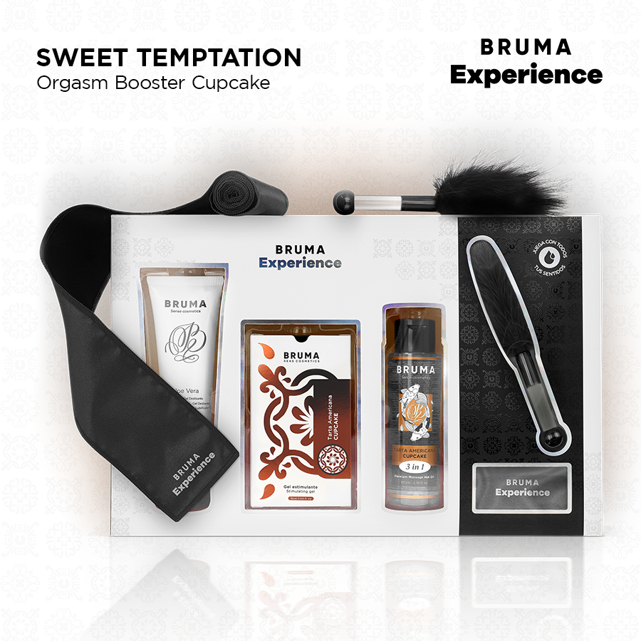 Kit Erótico BRUMA Sweet Temptation – Intensificador de Orgasmo (Vários Sabores)