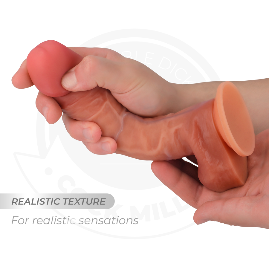Dildo Hiperrealísta Articulável 19.3 cm - COCK MILLER