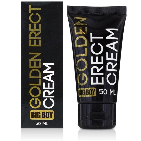 BIG BOY Golden Creme de ereção de longa duração - 50 ml - sentimentosocultos