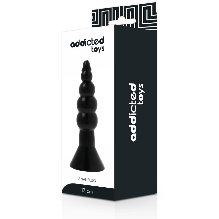 Plug anal TOYS TOYS TOYS 17 Cm Preto - sentimentosocultos