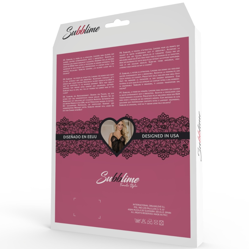 Body SUBBLIME - Com estampado flor - sentimentosocultos