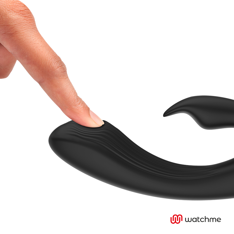 Vibrador Rabbit com controlo remoto Tecnologia Watchme Negro/Gold - ANNE'S DESIRE