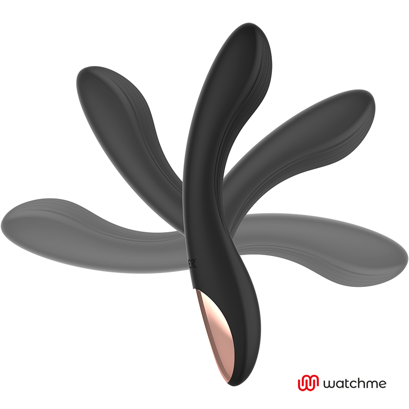 Vibrador Curve Com Controlo Remoto de Tecnologia Watchme Negro/Gold - ANNE'S DESIRE