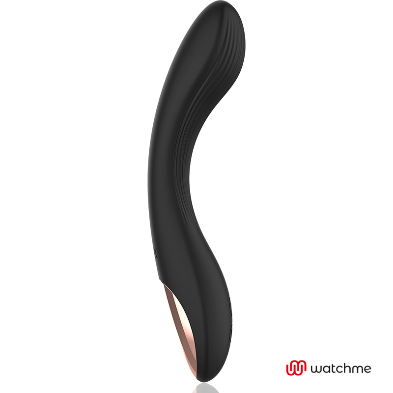 Vibrador Curve Com Controlo Remoto de Tecnologia Watchme Negro/Gold - ANNE'S DESIRE