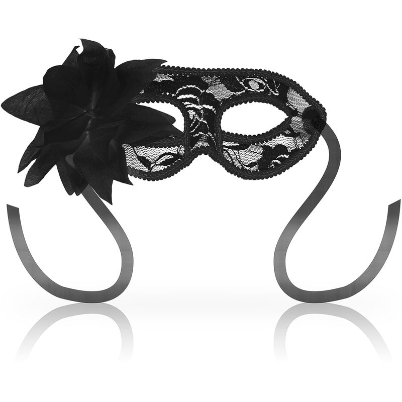 Máscara de renda EYEMASK e flor - sentimentosocultos