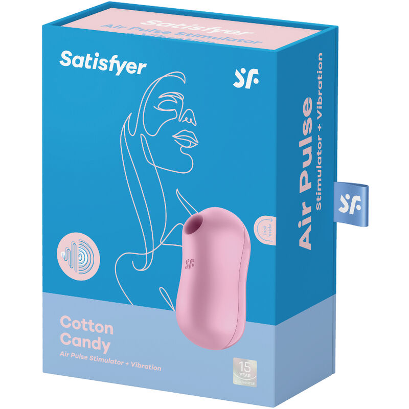 Estimulador e Vibrador Cotton Candy SATISFYER - sentimentosocultos