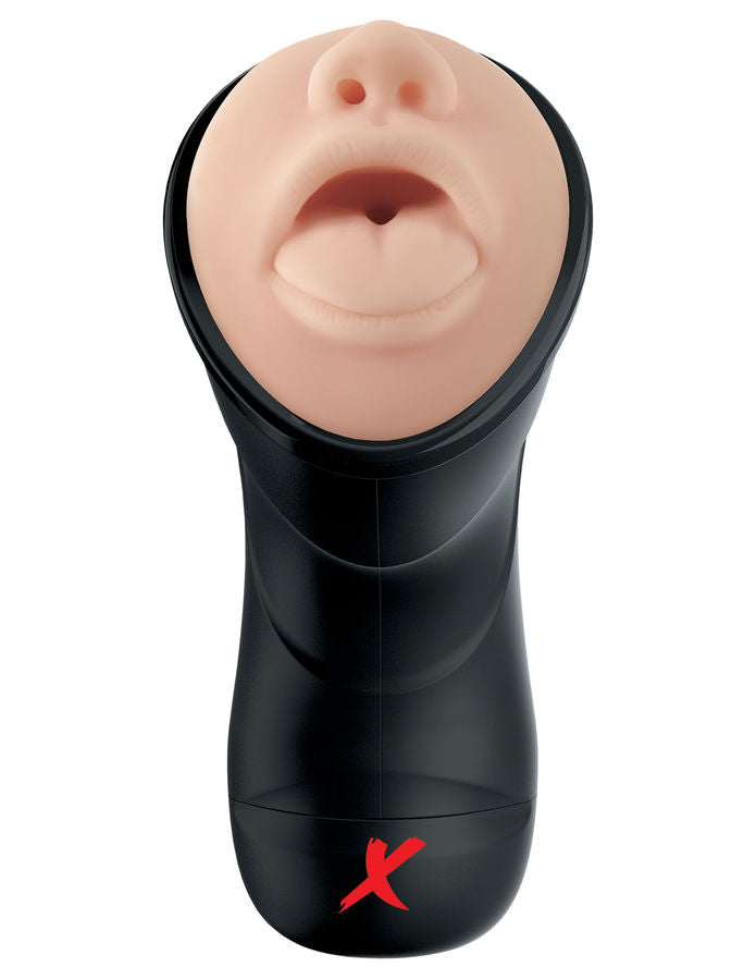 Garganta funda realista com vibração PDX ELITE STROKER - sentimentosocultos