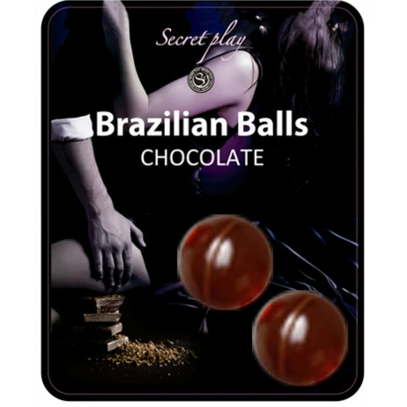 Bolas brasileiras (Brazilian balls ) SECRETPLAY 2 unidades - CHOCOLATE - sentimentosocultos