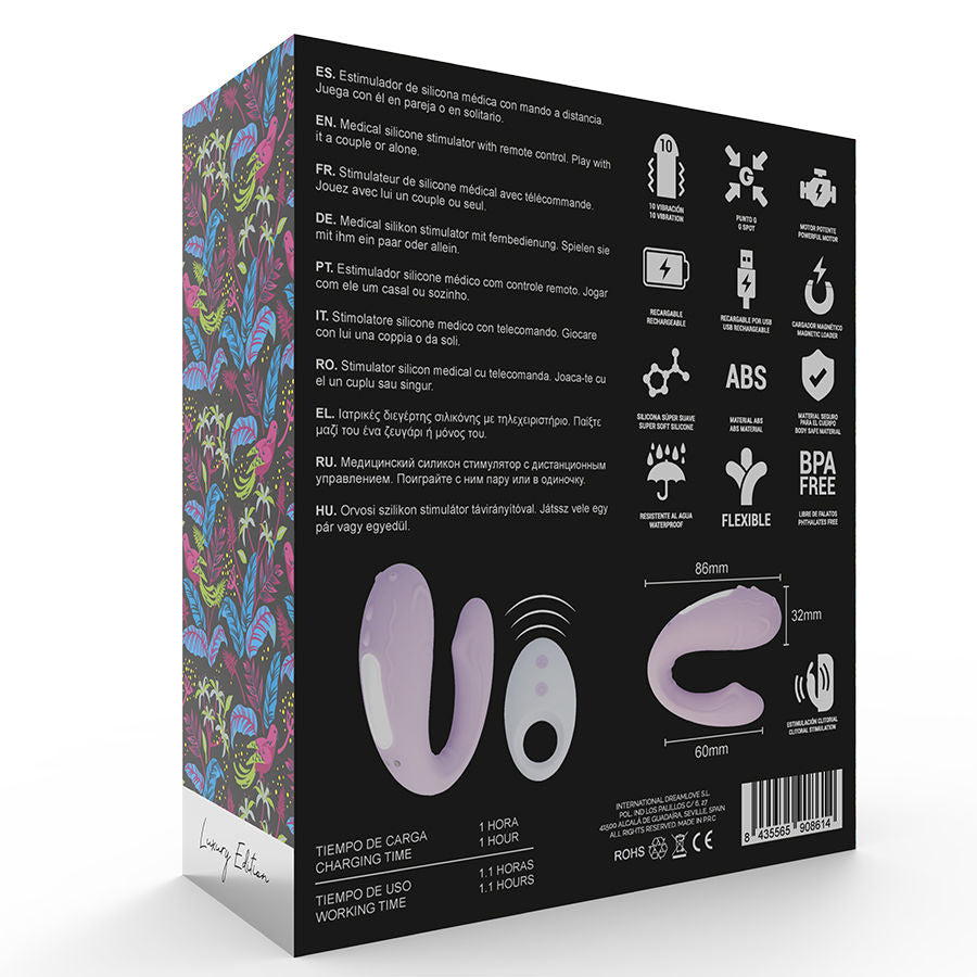 Vibrador para casais com controlo remoto MIA RIN - sentimentosocultos